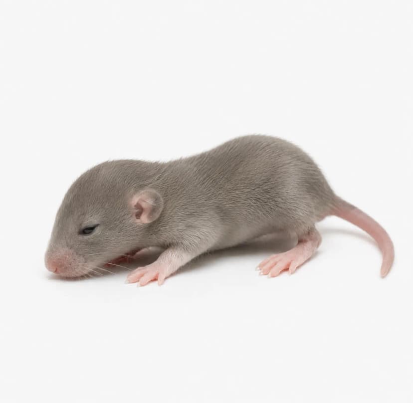 렛트 퍼지(16~30g) 헬로우마우스 냉동쥐 파충류먹이