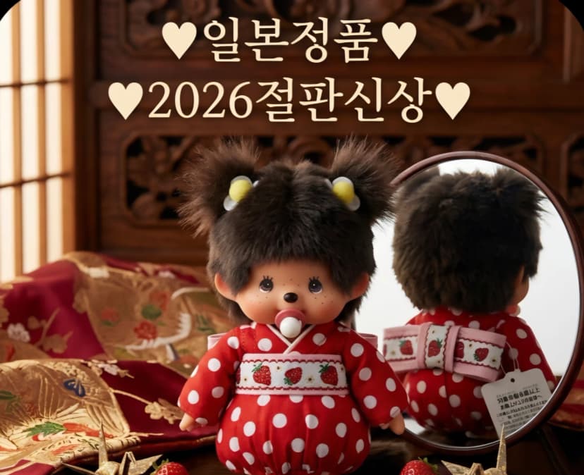 2026년절판신상딸기기모노인형